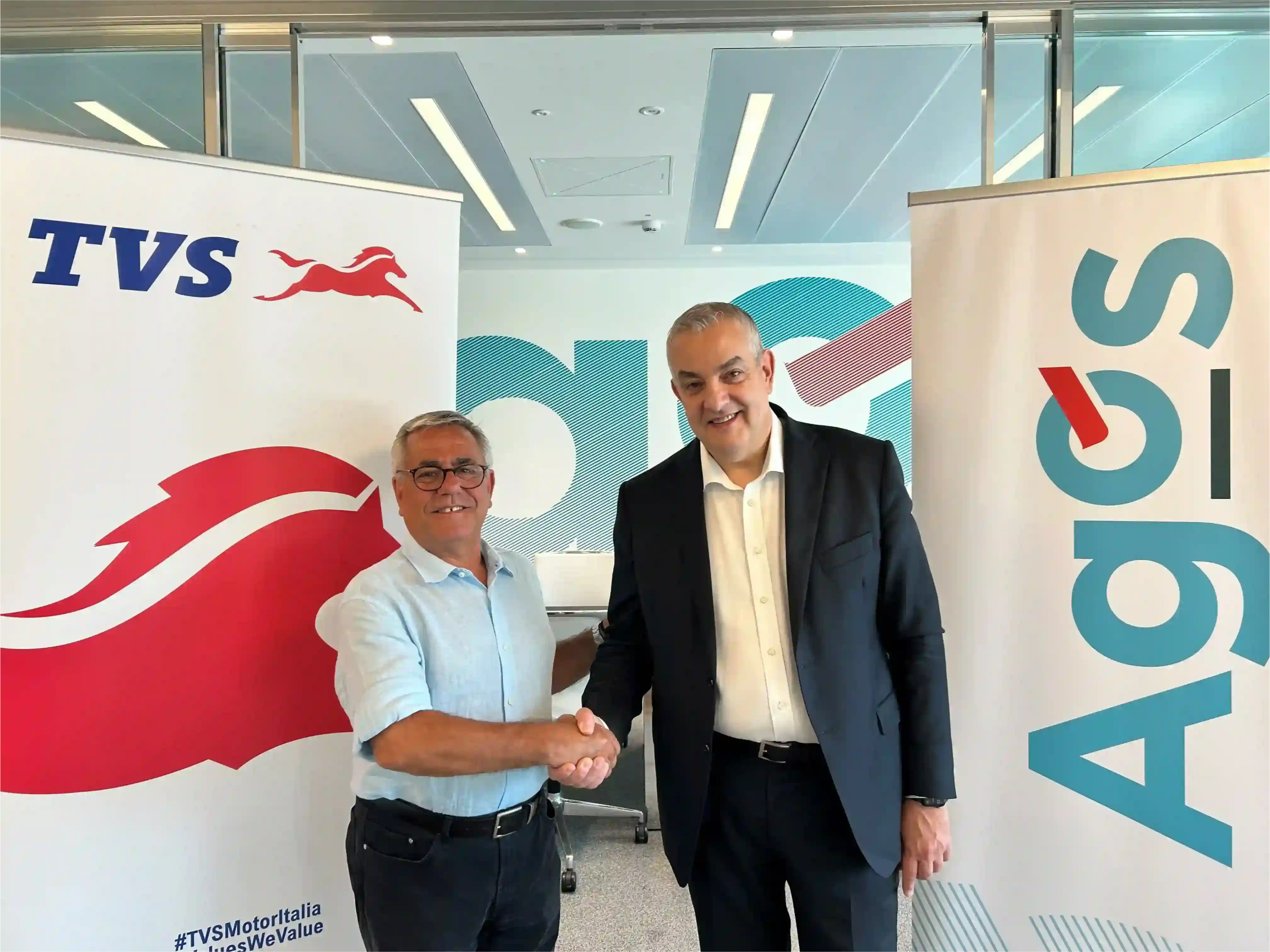TVS Motor Italia e Agos. Nuova partnership strategica per il credito al consumo sulla gamma moto e scooter