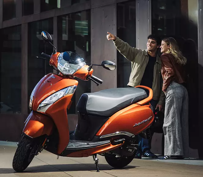 TVS JUPITER ORANGE