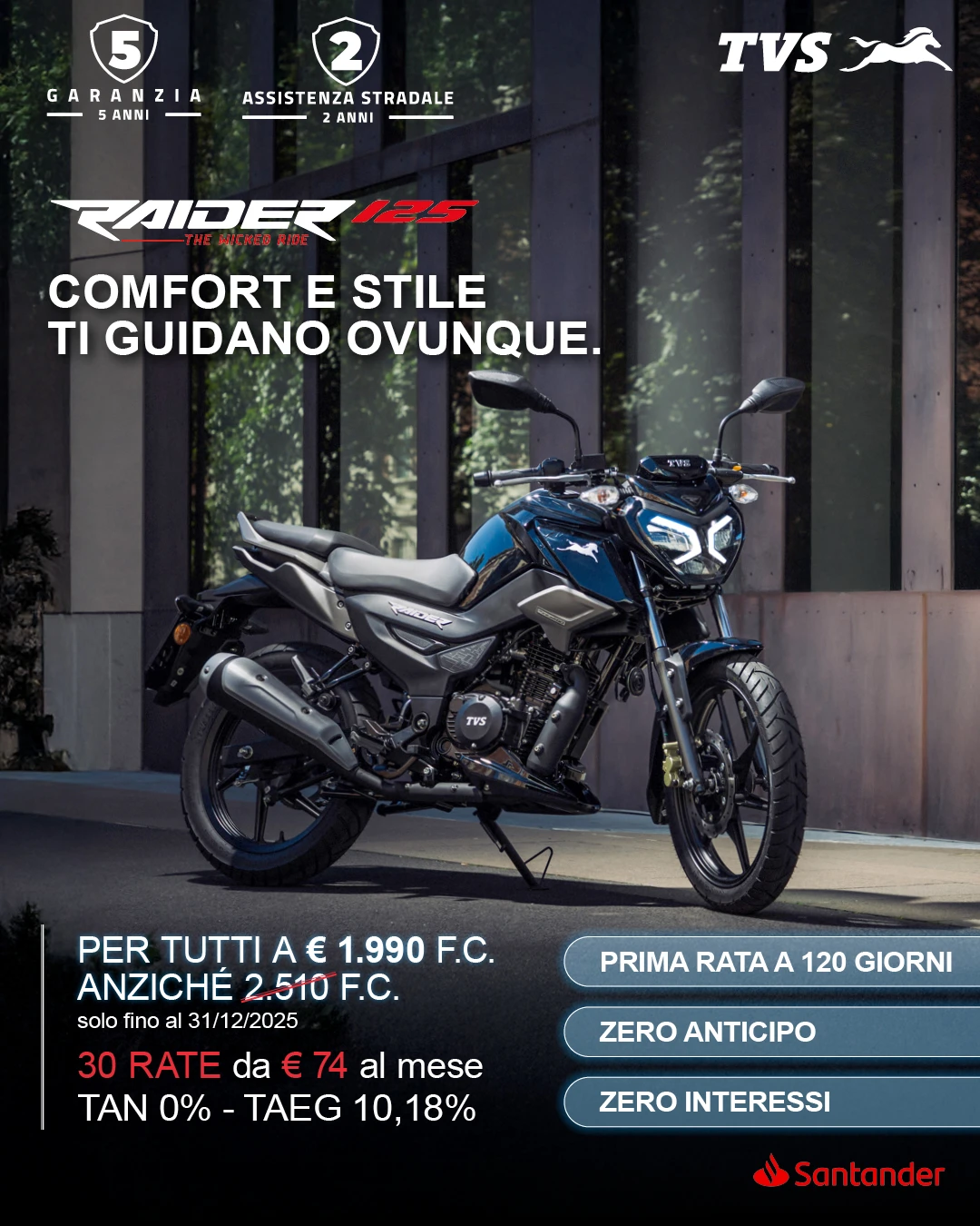 Promo raider 125