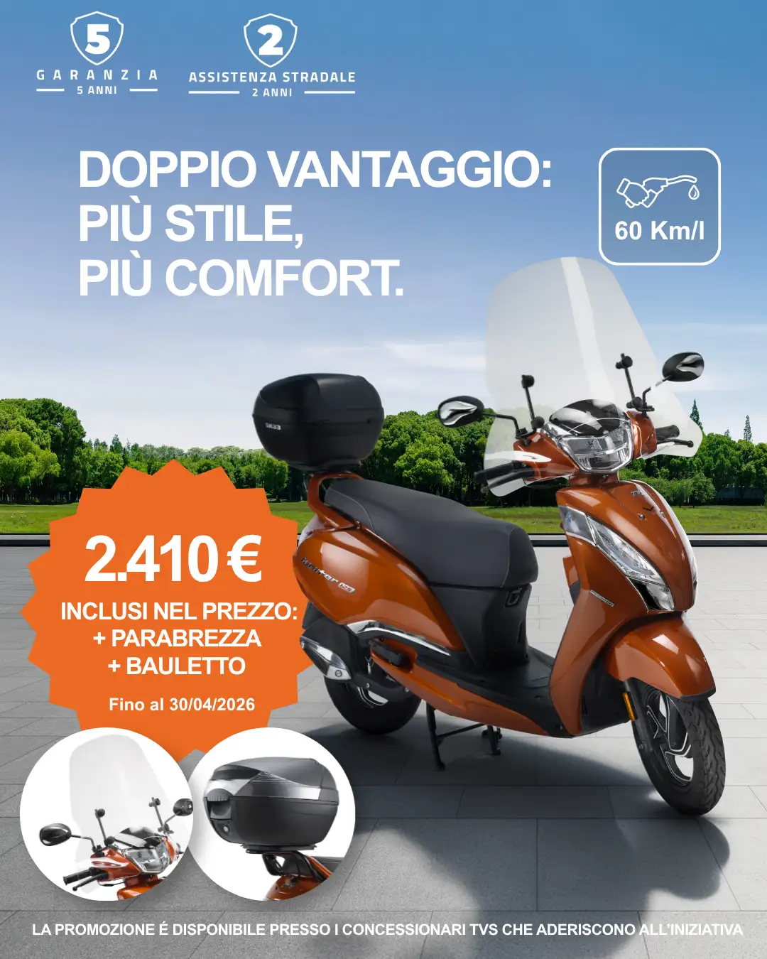 TVS Jupiter 125: Doppio vantaggio - più stile, più comfort