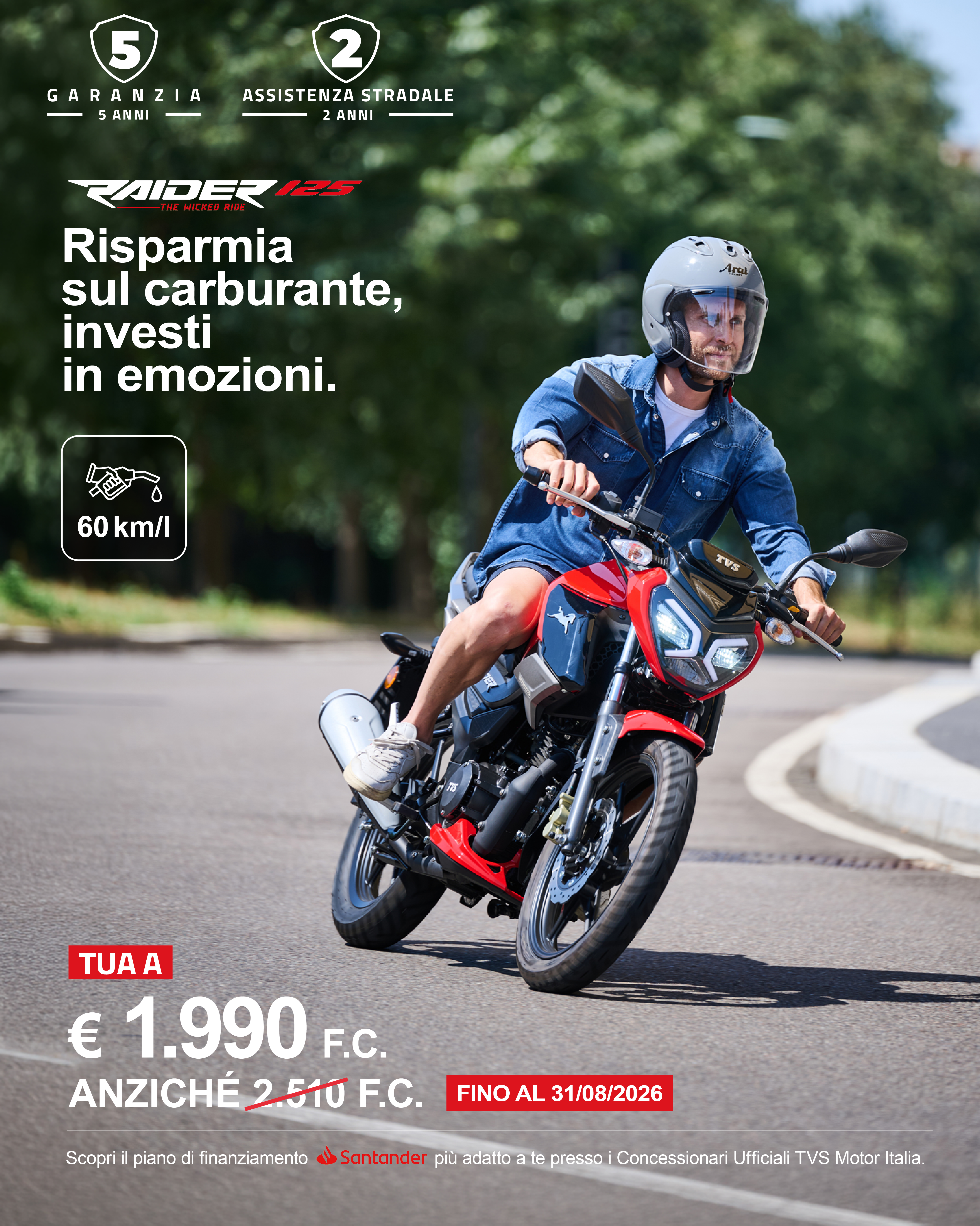 RAIDER 125 AGOSTO